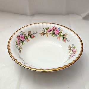 Paragon "Moss Rose" cereal bowl.